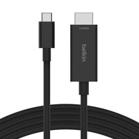 I-AVC012BT2MBK | Belkin USB-C to HDMI 2.1 Cable 2m - Kabel - Digital/Daten | AVC012BT2MBK | Zubehör