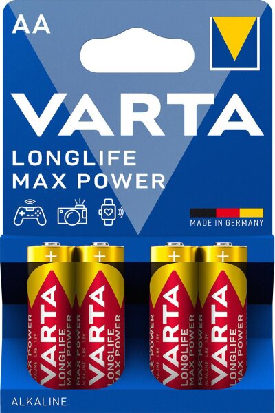L-04706101404 | Varta -4706/4B - Einwegbatterie - AA - Alkali - 1,5 V - 4 Stück(e) - Rot - Gelb | 04706101404 | Zubehör