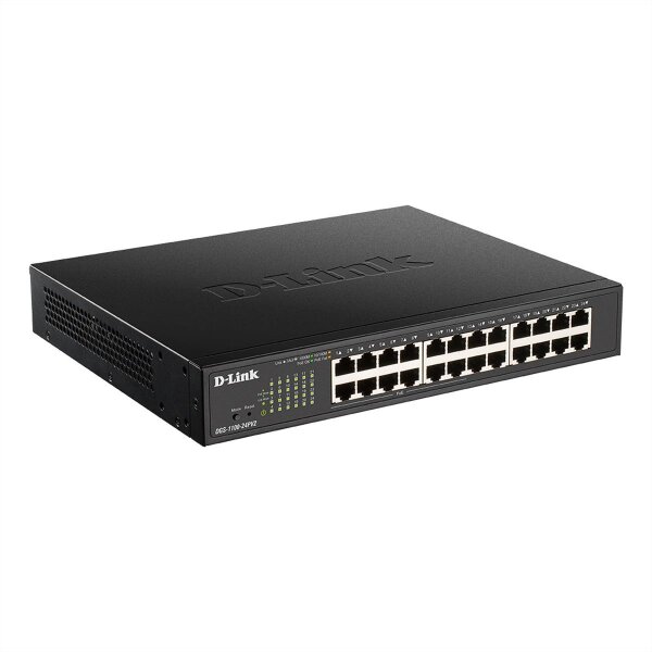 X-DGS-1100-24PV2/E | D-Link PoE Switch DGS-1100-24P V2 24 Port - Switch - 1 Gbps | DGS-1100-24PV2/E | Netzwerktechnik
