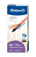 P-820004 | Pelikan Tintenschreiber inky 273 Pastell Orange 10ST FS | 820004 |Büroartikel