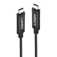 P-43348 | Lindy 3m USB 3.1 Gen 2 C/C Aktivkabel - Kabel -...