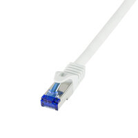 P-C6A061S | LogiLink Patchkabel Ultraflex Kat.6A S/FTP 3.0 m weiß mitCat.7 Rohkabel extra flexibles - Kabel - Netzwerk | C6A061S | Zubehör