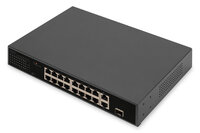 P-DN-95355 | DIGITUS Switch 16-Port FE PoE 2 GE Uplinks RJ45/SFP - Switch - 16-Port | DN-95355 | Netzwerktechnik