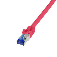 P-C6A014S | LogiLink C6A014S - Patchkabel Ultraflex Cat.7-Rohkabel S/FTP rot 0.25 m - Netzwerk - CAT 7 cable/RJ45 plug | C6A014S |Zubehör