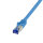 P-C6A016S | LogiLink C6A016S - Patchkabel Ultraflex Cat.7-Rohkabel S/FTP blau 0.25 m - Netzwerk - CAT 7 cable/RJ45 plug | C6A016S |Zubehör