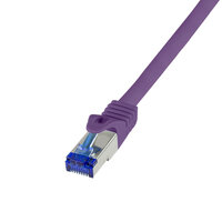 P-C6A049S | LogiLink Patchkabel Ultraflex Kat.6A S/FTP 1.5 m violett mitCat.7 Rohkabel extra - Kabel - Netzwerk | C6A049S | Zubehör