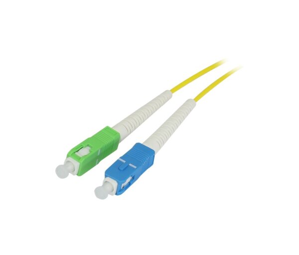 L-S215730 | Synergy 21 LWL-1-Faser-Patchk. 0.5mtr.SC-SC APC 9/125u OS2 G657A2 AD 2mm flexible - Single- bzw. Monomode-Faser - 0,5 m | S215730 | Zubehör