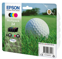 P-C13T34664010 | Epson Golf ball Multipack 4-colours 34...