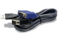 P-TK-CU15 | TRENDnet TK-CU15 - 4,5 m - Schwarz - VGA/SVGA HDB 15 - USB 1.1 - VGA/SVGA HDB 15 - Männlich/Männlich - 420 g | TK-CU15 | Zubehör