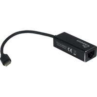 P-88885438 | Inter-Tech ARGUS IT-811 - USB-C - RJ-45 - Schwarz | 88885438 | PC Komponenten