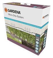 Gardena Micro-Drip-System Set Hecke/Sträucher 25m | 13500-20 | Haus & Garten