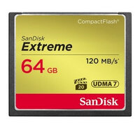 P-SDCFXSB-064G-G46 | SanDisk CF Extreme 64GB - 64 GB - Kompaktflash - 120 MB/s - 85 MB/s - Schwarz | SDCFXSB-064G-G46 |Verbrauchsmaterial