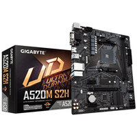 A-A520M S2H | Gigabyte A520M S2H - AMD - Socket AM4 - 3rd Generation AMD Ryzen™ 3 - DDR4-SDRAM - 64 GB - DIMM | A520M S2H | PC Komponenten