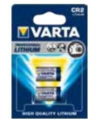 ET-06206301402 | Varta CR2 - Einwegbatterie - Lithium - 3 V - 2 Stück(e) - 920 mAh - 15,6 mm | 06206301402 | Zubehör
