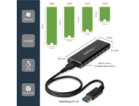 ET-SM2NGFFMBU33 | StarTech.com USB 3.0 TO M.2 SSD ENCLOSURE | M.2 SSD Enclosure for M.2  | Herst.Nr.: SM2NGFFMBU33| EAN: 65030859684 |Gratisversand | Versandkostenfrei in Österreich