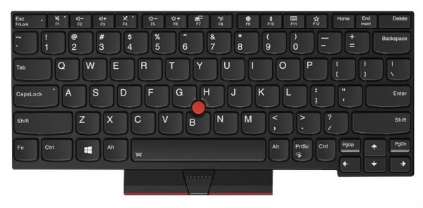 ET-01YP050 | Lenovo Thinkpad Keyboard ES - Tastatur - Schwarz | 01YP050 | PC Komponenten