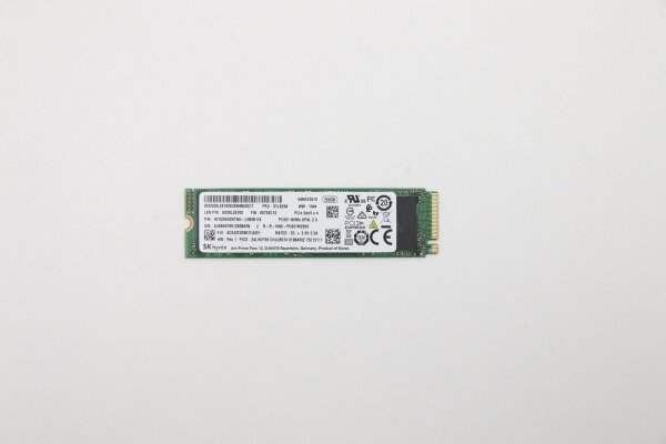 ET-01LX204 | Lenovo SSD M.2 PCIe NVMe FRU - 256GB RoHS SK Hynix PC601 - OPAL 2 0 - Solid State Disk - NVMe | 01LX204 | PC Komponenten