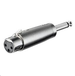 ET-XLRFJ | MicroConnect XLRFJ 6.35mm XLR Silber Kabelschnittstellen-/adapter | XLRFJ | Zubehör