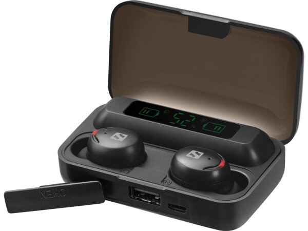 ET-126-38 | Bluetooth Earbuds + Powerbank | 126-38 | Headsets