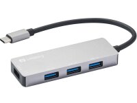 ET-336-32 | SANDBERG USB-C Hub 1xUSB3.0+3x2.0 SAVER |...