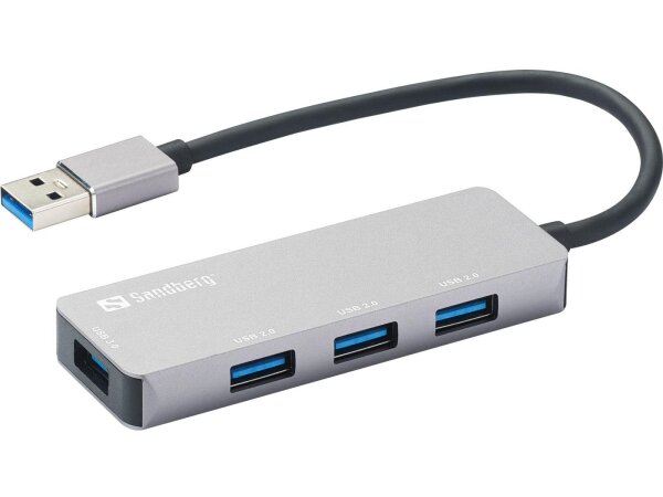 ET-333-67 | SANDBERG USB-A Hub 1xUSB3.0+3x2.0 SAVER | 333-67 | Netzwerktechnik