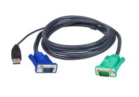 ET-2L-5202U | ATEN USB-KVM-Kabel mit 3-in-1-SPHD - 1,8 m...