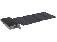 SANDBERG Solar 4-Panel Powerbank 25000 - Schwarz -...