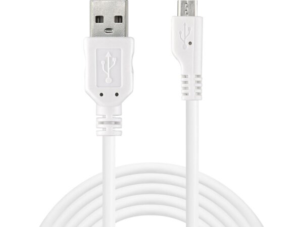 ET-440-72 | SANDBERG MicroUSB Sync/Charge Cable 3m - 3 m - USB A - Micro-USB B - USB 2.0 - Männlich/Männlich - Weiß | 440-72 | Zubehör