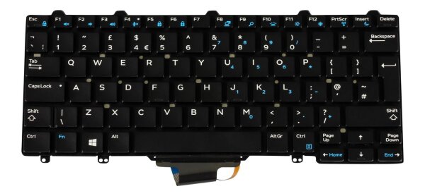 ET-44K3X | Dell Latitude E7270 - Tastatur | 44K3X | PC Komponenten
