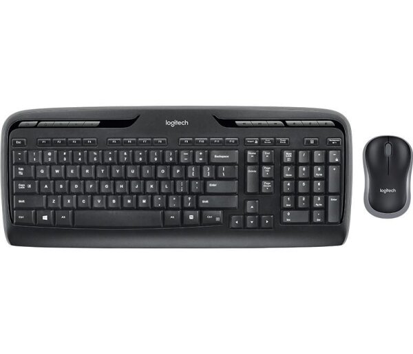 ET-920-003986 | Logitech MK330 - Standard - Kabellos - RF Wireless - QWERTY - Schwarz - Maus enthalten | 920-003986 | PC Komponenten