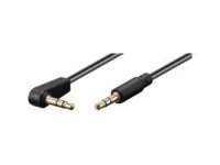 ET-AUDLL1A | MicroConnect 3.5mm Minijack Cable 1m 90°...