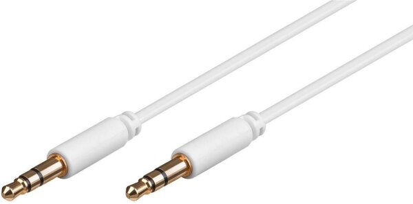 ET-AUDLL1W | MicroConnect AUDLL1W 1m 3.5mm 3.5mm Weiß Audio-Kabel | AUDLL1W | Zubehör