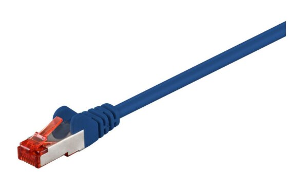 ET-B-FTP60025B | F/UTP CAT6 0.25m Blue PVC | B-FTP60025B | Netzwerkkabel