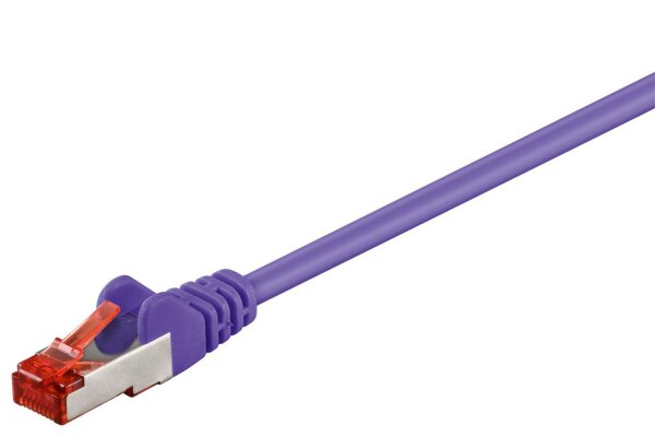 ET-B-FTP60025P | F/UTP CAT6 0.25m Purple PVC | B-FTP60025P | Netzwerkkabel