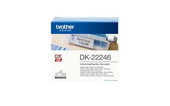 ET-DK22246 | Brother DK-22246 - Schwarz auf weiss - DK - Schwarz - Weiß - Direkt Wärme - Brother - QL-1100 - QL-1110NWB - QL-1050 - QL-1060N | DK22246 | Verbrauchsmaterial