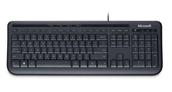 ET-ANB-00008 | Microsoft Wired Keyboard 600 - DE - Verkabelt - USB - QWERTZ - Schwarz | ANB-00008 | PC Komponenten
