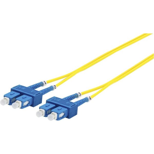 ET-FIB221005 | MicroConnect SC/PC-SC/PC 5m 5m SC SC Gelb Glasfaserkabel | FIB221005 | Zubehör