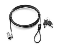 ET-H4D73AA | HP Ultraslim Keyed Cable Lock - 1,8 m - Rundkeil - Edelstahl - Vinyl - Schwarz | H4D73AA | PC Systeme