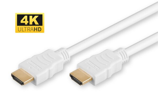 ET-HDM19193V1.4W | MicroConnect HDMI 1.4 - 3m 3m HDMI HDMI Weiß | HDM19193V1.4W | Zubehör