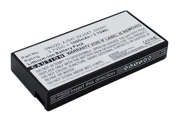 ET-MBXRC-BA005 | MicroBattery CoreParts - Dell UF302, Dell NU209, Dell 405-10780) - 1 x Lithium-Ionen 1000 mAh 3.7 Wh | MBXRC-BA005 | Zubehör