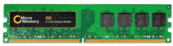 MicroMemory 1GB - DDR2 - 667MHz 1GB DDR2 667MHz Speichermodul | MMH9662/1024 | PC Komponenten