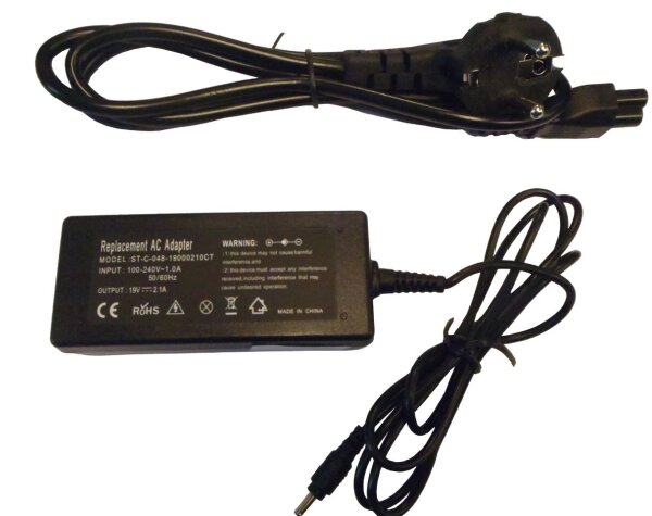 ET-MBA1308 | MicroBattery Power Adapter for Samsung 40W 19V 2.1A Plug 3.0*1.2 | MBA1308 | PC Komponenten