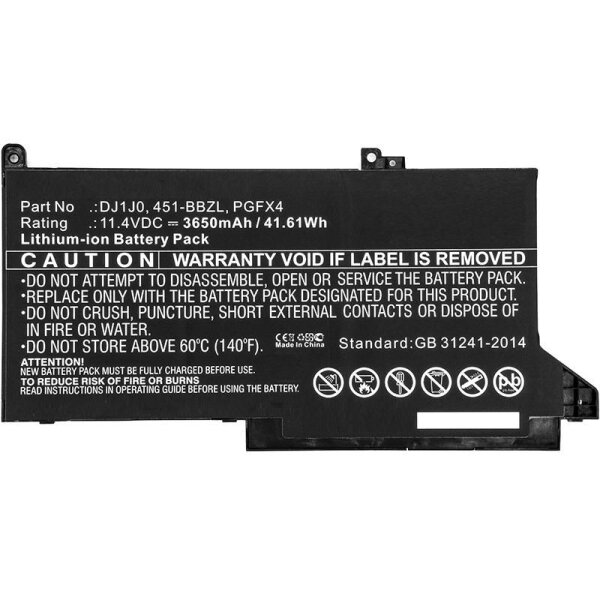 ET-MBXDE-BA0140 | MicroBattery CoreParts MBXDE-BA0140 - Batterie/Akku - DELL - Latitude 12 7000 - Latitude 12 7280 - Latitude 12 7480 | MBXDE-BA0140 | Zubehör