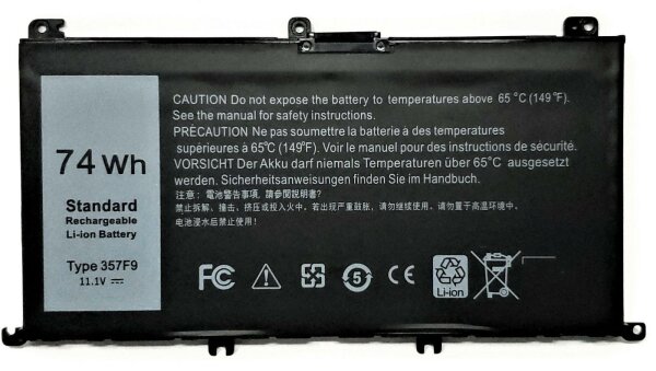 ET-MBXDE-BA0174 | CoreParts Laptop Battery For Dell 50Wh 3Cell Li-Pol 11.4V - Batterie - 4.200 mAh | MBXDE-BA0174 | Zubehör