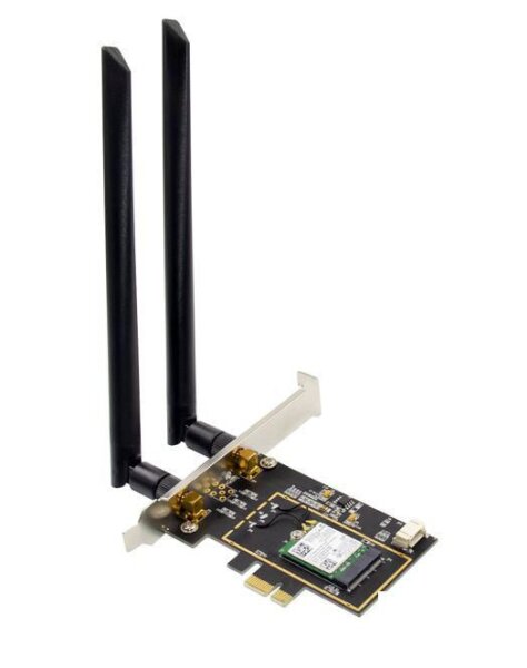 ET-MC-PCIE-INT7260DUAL | MicroConnect MC-PCIE-INT7260DUAL - Kabellos - PCI Express - Bluetooth - 3000 Mbit/s - Schwarz | MC-PCIE-INT7260DUAL | PC Komponenten