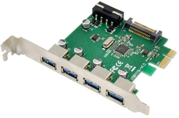 ET-MC-USB3.0-F3B1 | 4 port USB 3.0 PCIe card | MC-USB3.0-F3B1 | Schnittstellenkarten / Adapter