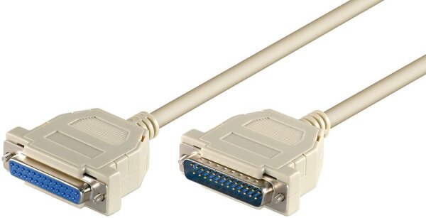 ET-MODGR10 | MicroConnect DB25-DB25 10m 10m DB25 DB25 Weiß Serien-Kabel | MODGR10 | Zubehör