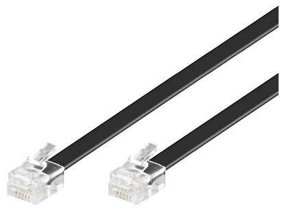 ET-MPK102S | MicroConnect MPK102S 2m Schwarz Telefonkabel | MPK102S | Zubehör