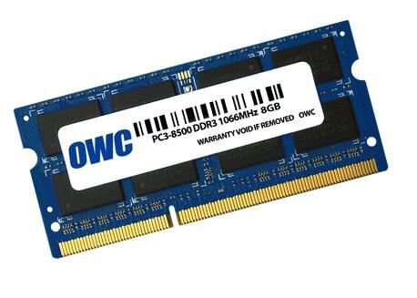 ET-OWC8566DDR3S8GB | OWC 8GB - PC8500 - DDR3 - 1066MHz - 8 GB - 1 x 8 GB - DDR3 - 1066 MHz - 204-pin SO-DIMM - Blau | OWC8566DDR3S8GB | PC Komponenten