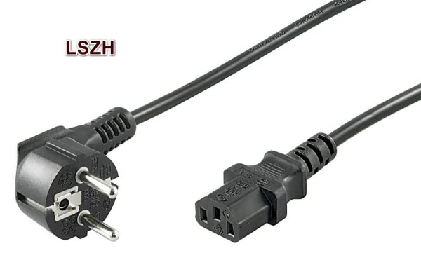 ET-PE010418LSZH | Power Cord CEE 7/7-C13, 1.8M | PE010418LSZH | Externe Stromkabel